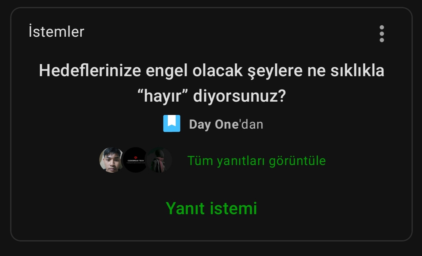 Hedeflerinize engel olacak şeylere ne sıklıkla “hayır” diyorsunuz?