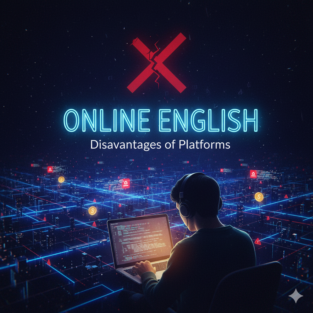Online İngilizce eğitim mecralarının altını çizmediği dezavantajlar